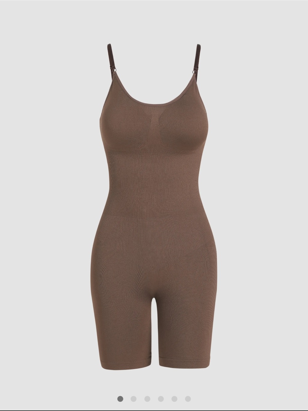 Cider Seamless Scoop Neckline Back Closure Shapewear Bodysuit